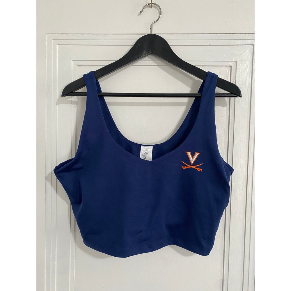 NWT Virginia Cavaliers Sports Bra/Cropped Tank Size XL